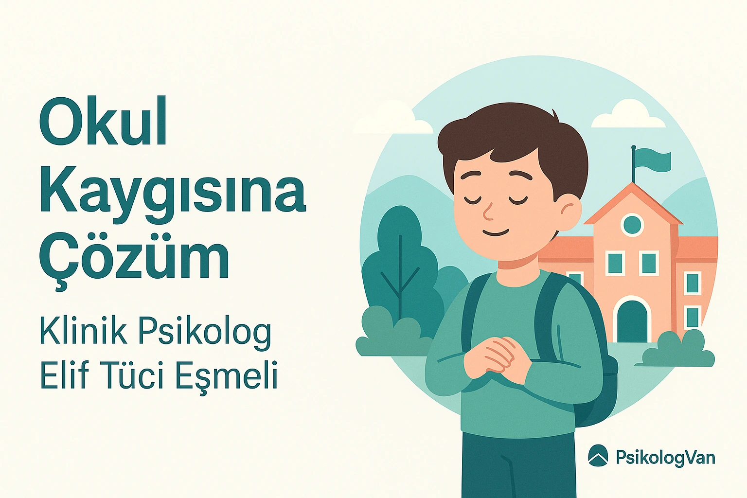 Van'da okul kaygısı yaşayan çocuklar için destek